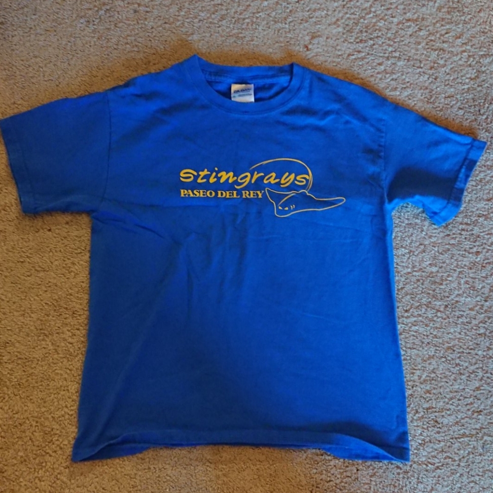 Vintage Blue Gildan Stingray T shirt